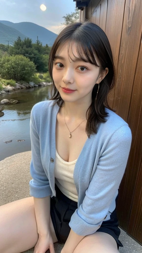 ((High-definition images, masterpiece, atmospheric perspective, 8k, Super detailed, Accurate, highest quality)), (((Cute Western woman masturbating))), (casual style), Jacket, unbuttoned shirt, swollen areole, (round face, realistic size of eyes, droopy eyes, blush, smile), (((stand and spread your legs, focus on pubic hair))), (in the forest, Mountain, rock, Narrow River, At night), blonde braided hair, small earrings, thin necklace, (light makeup),
similar identical twins
All the girls have the exact same face, The two have the same face and figure, as if they were mirror images