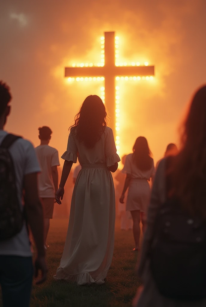 Young people denying Jesus Christ 