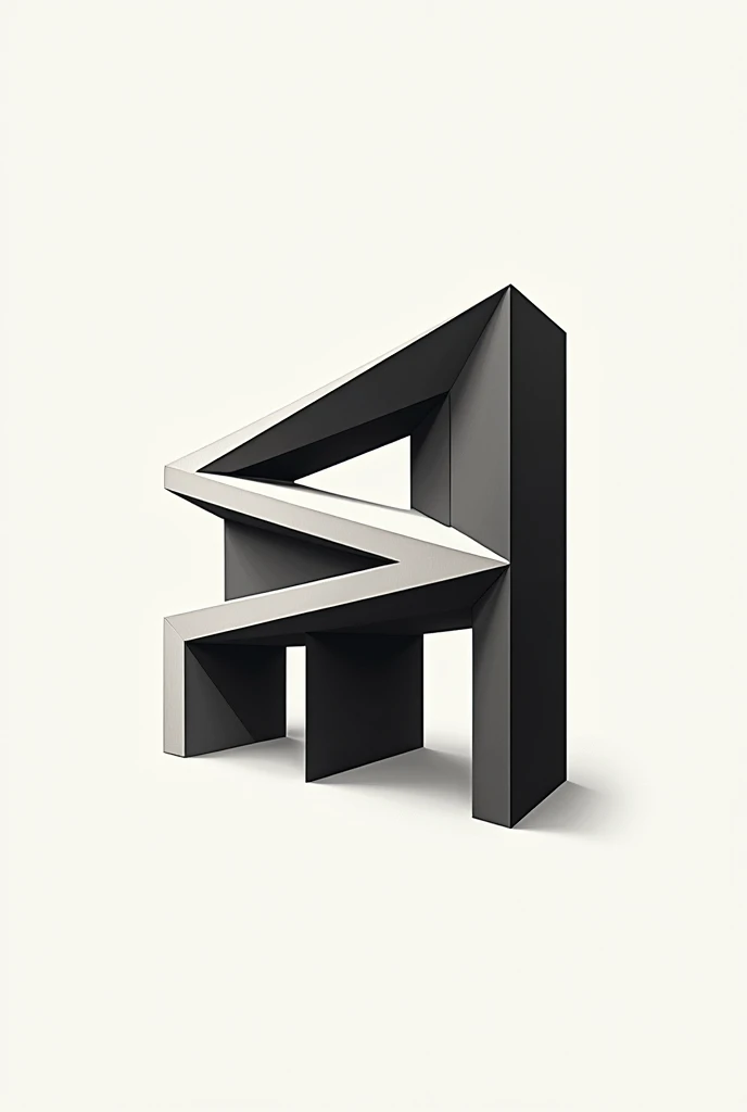 A constructivist architecture logo containing the initials A, in