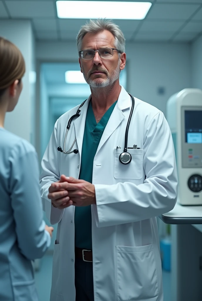 Create the image of a doctor with comparatives and superlatives