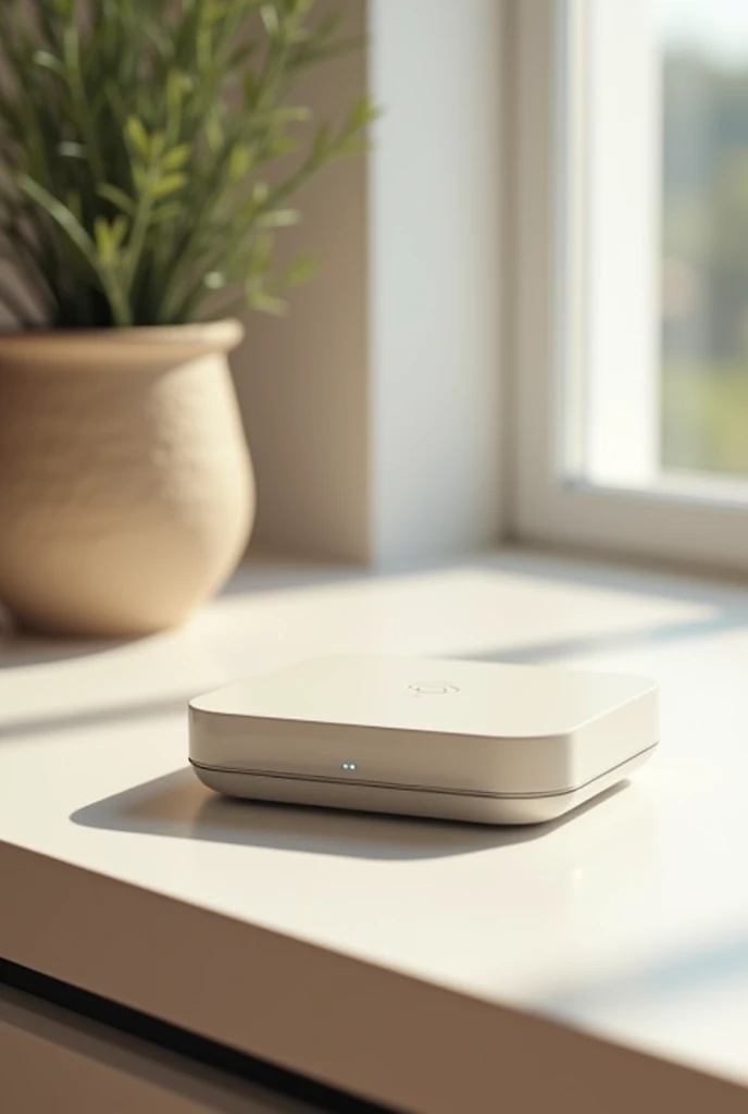 A small box that emits wi-fi