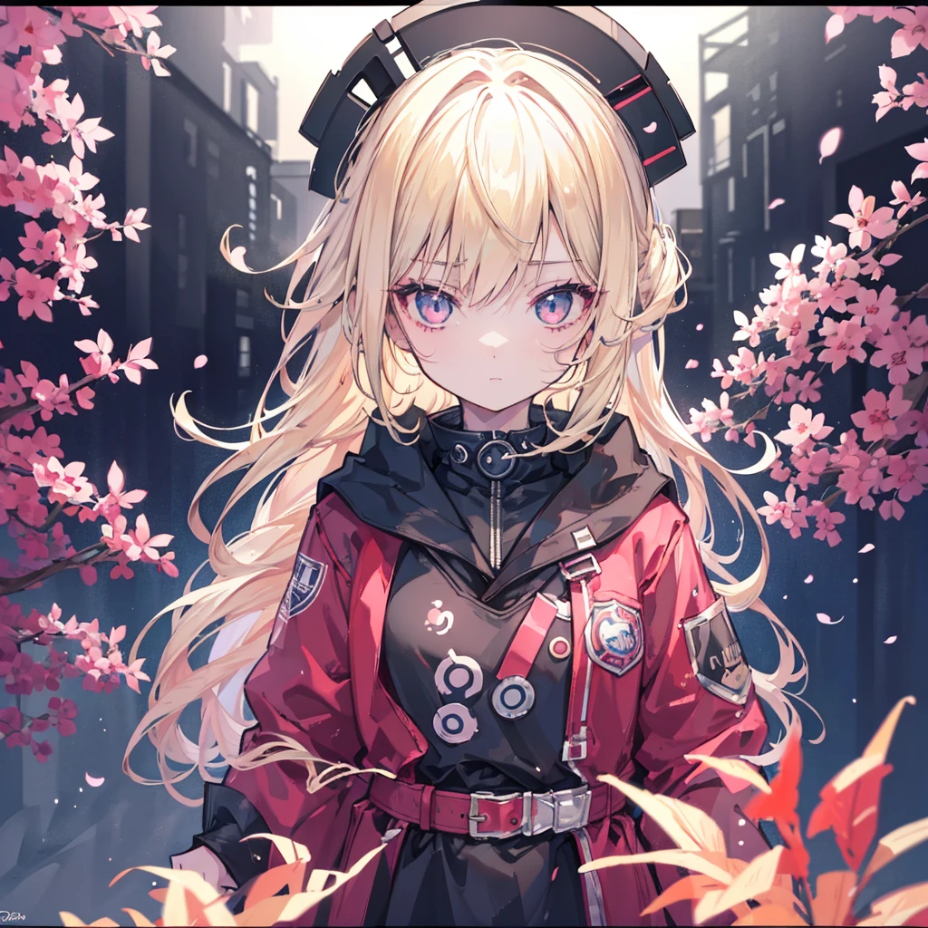 1 Girl, blond, cexist_ear, animal_ear, Solitary, dark_skin, Brown_skin, Foggy neon futuristic, Summer Jackets, Cherry Blossoms Falling, Portrait Style, Watching_exist_Viewer, cinemexistic lighting, Eyeliner, cosmetic, emotion, Very detailed, Wide-angle lens, Clear focus, Ring Light, Edge lighting, ocBrowne render, Ring Light, Edge lighting, Enwink Punk, Sandu Art