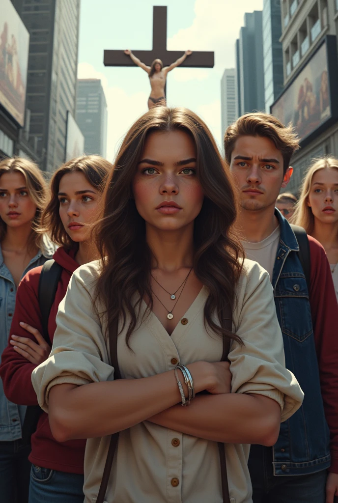 Young people denying Jesus Christ
