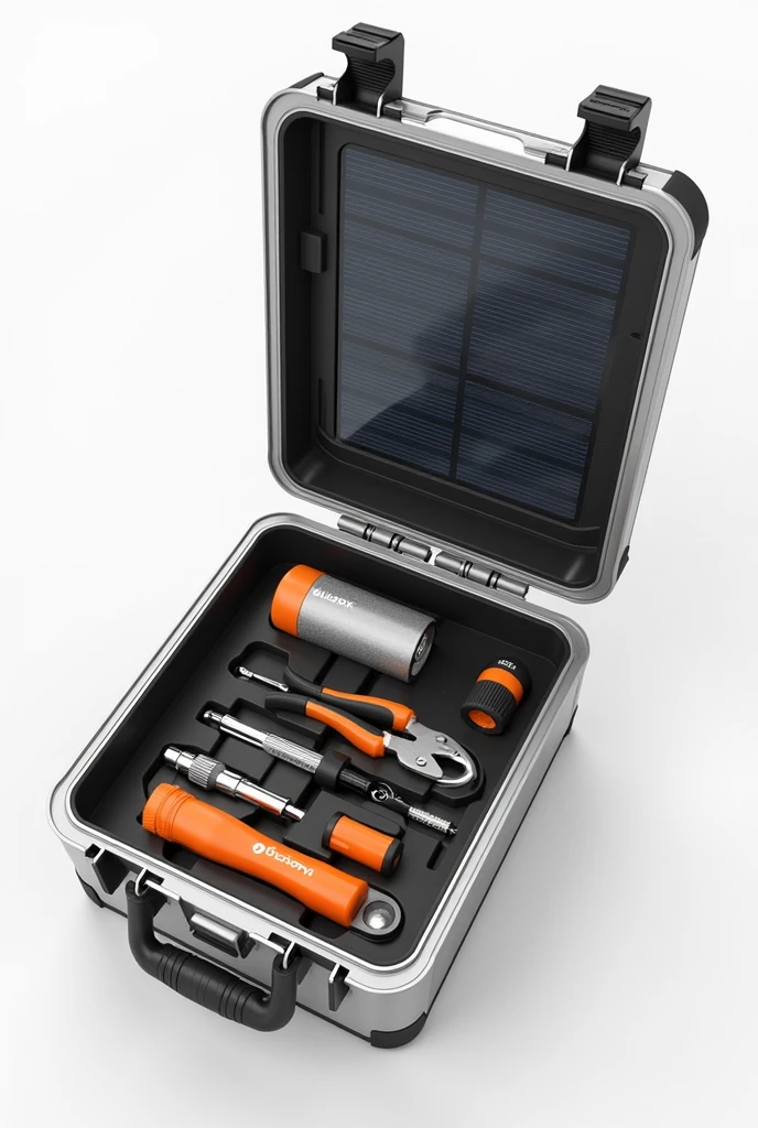 Mini solar portable toolsbox size