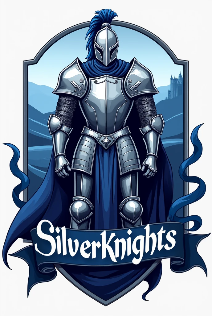 create a SilverKnights team logo
