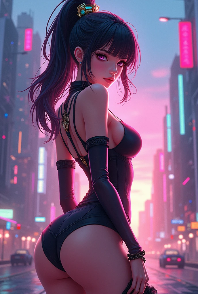 A hot anime woman.