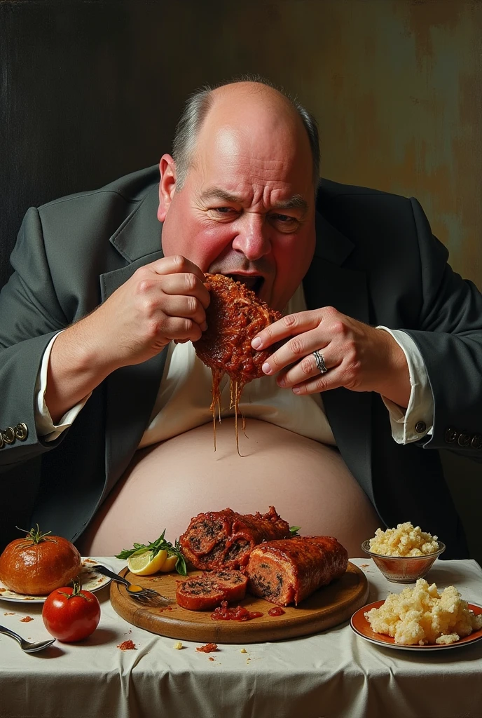 Francis Bacon fat eating
