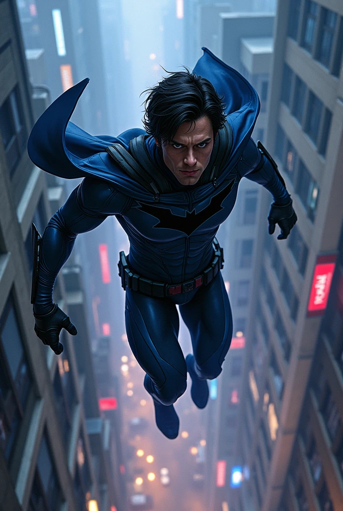 Make me a superhero similar to Nightwing