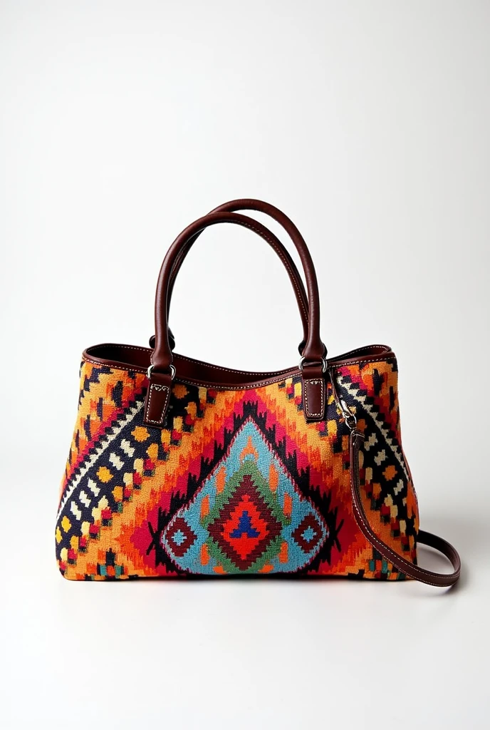 A handbag from Aguayo, that the background is white 
