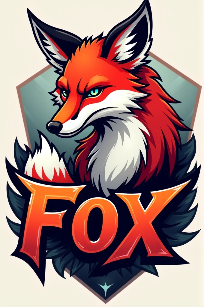 Team slogan with fox 