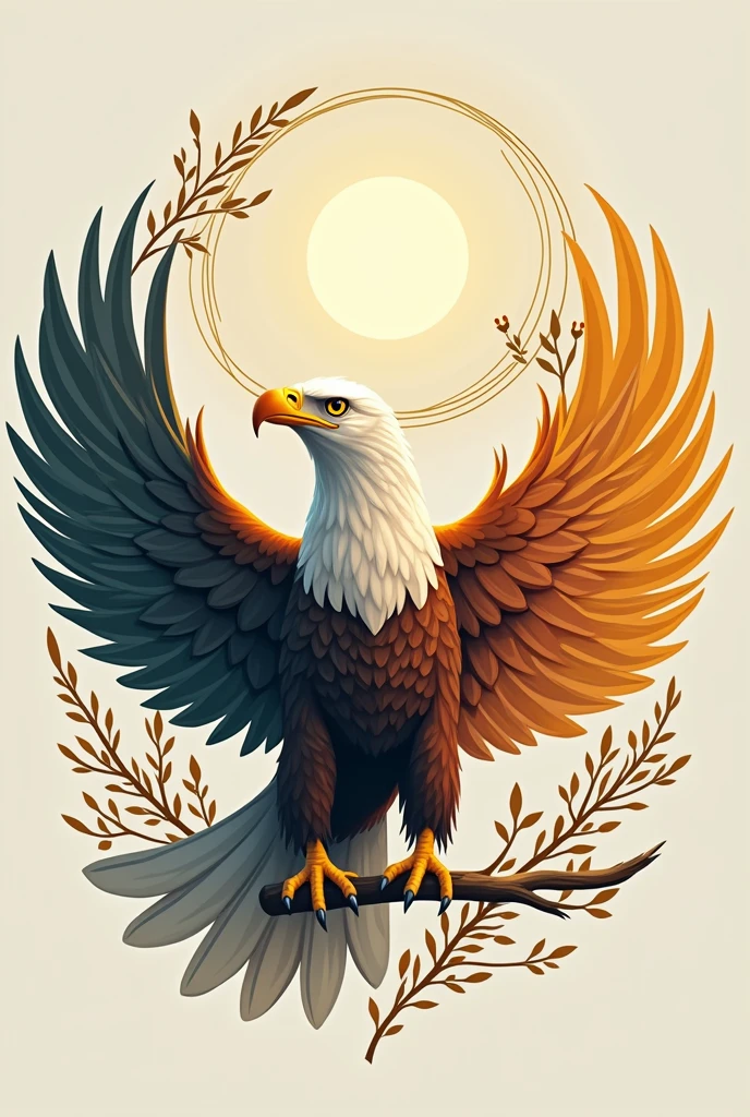 Chat I am opening a community called "Born to win" where I will work with human development and work mainly on the body part,mind and spirit.
The methodology works through mental reprogramming, emotional, espiritual, vibrational and mainly behavioral because it feeds back to the entire systemic part of the person.
We have the idea of the eagle within the community because of the whole metaphor of renewal that it experiences at 40 years old..
Now make a logo that brings together all this with the idea of the law of sowing. You could make a logo that represents all these elements in a harmonious way., simple and congruent.