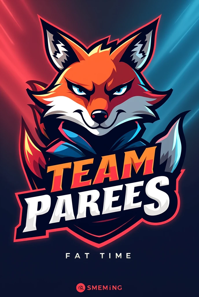 Team slogan with name,THIRD PARTY,fox mascot