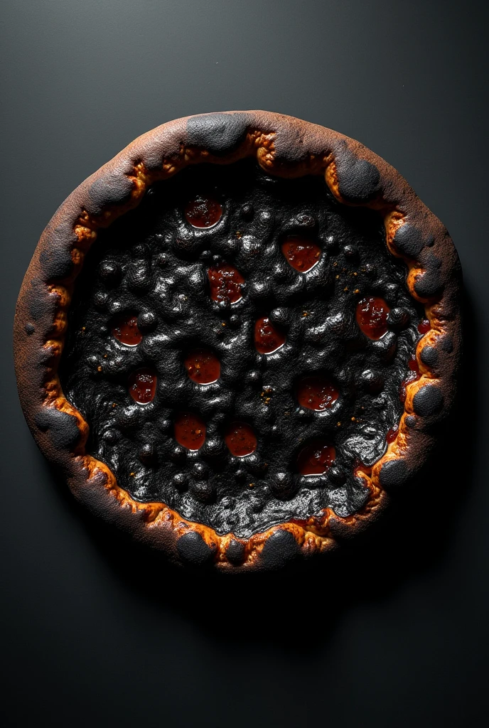 Black pizza poster 