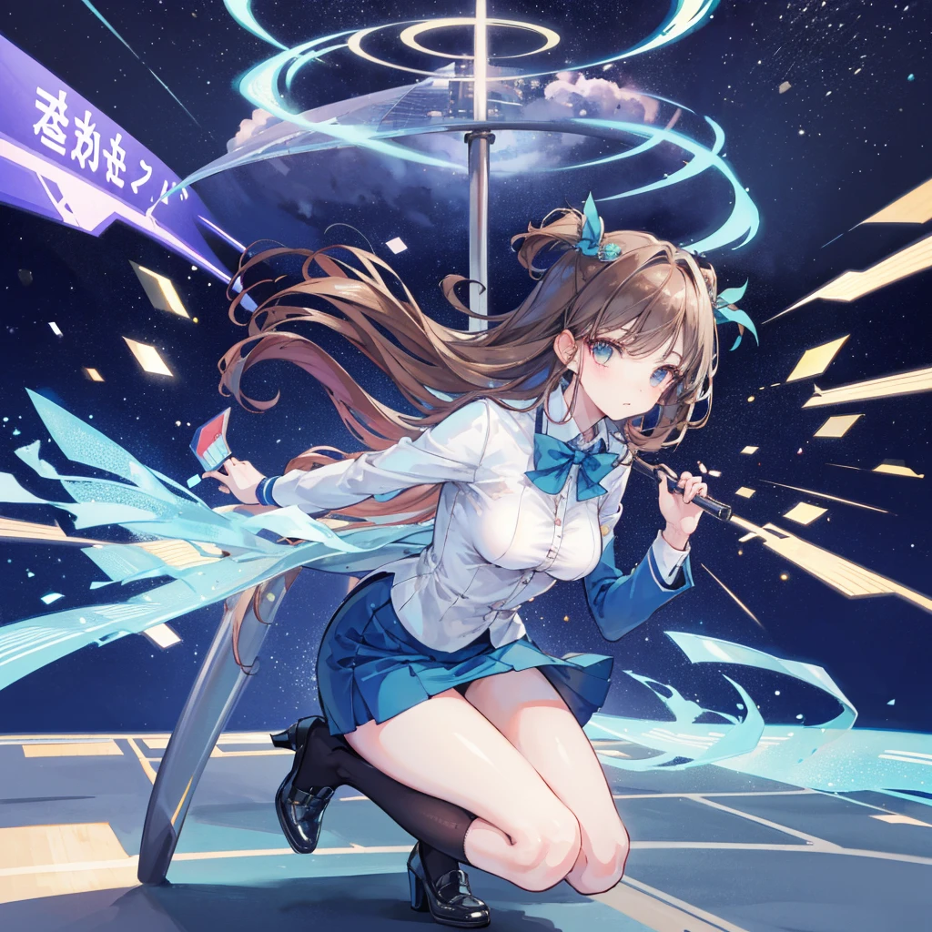 {{Mature female, bule}}, Looking at the audience, Hazel eyes, Extremely detailed, Medium breasts, Brown hair, AIRPORT, Airline stewardess, , Blue Blazer, Blue tie, Blue Skirt, Midi Skirt, Pencil Skirt, Blue high heels, Happy, best quality, high quality, Extremely detailed anime screencap, {{{{squeeze, Multiple girls, thousands of sisters, millions of sisters,One Billion Sisters, clone, Doppelganger, Matching Clothing, Matching Hairstyle}}}}, whole body