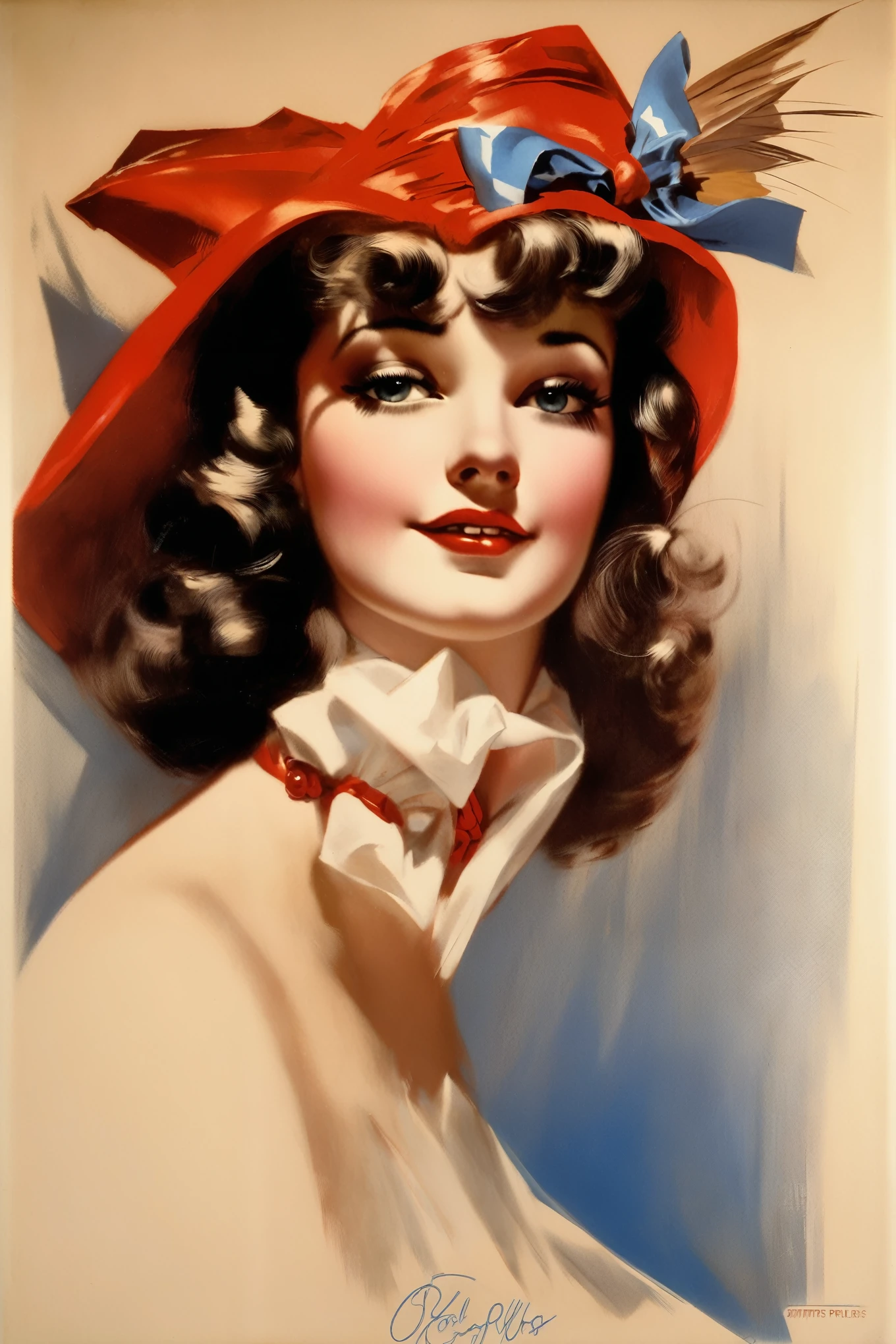 Rolf Armstrong-esque - Dorothy Phillips,