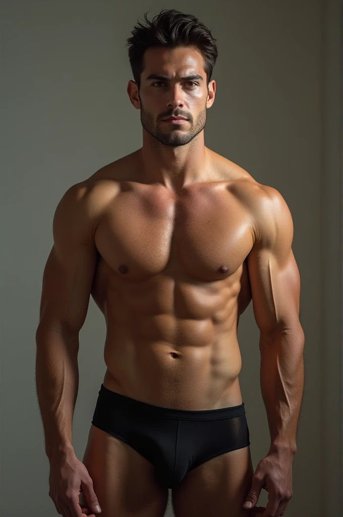 Hot man use underwear