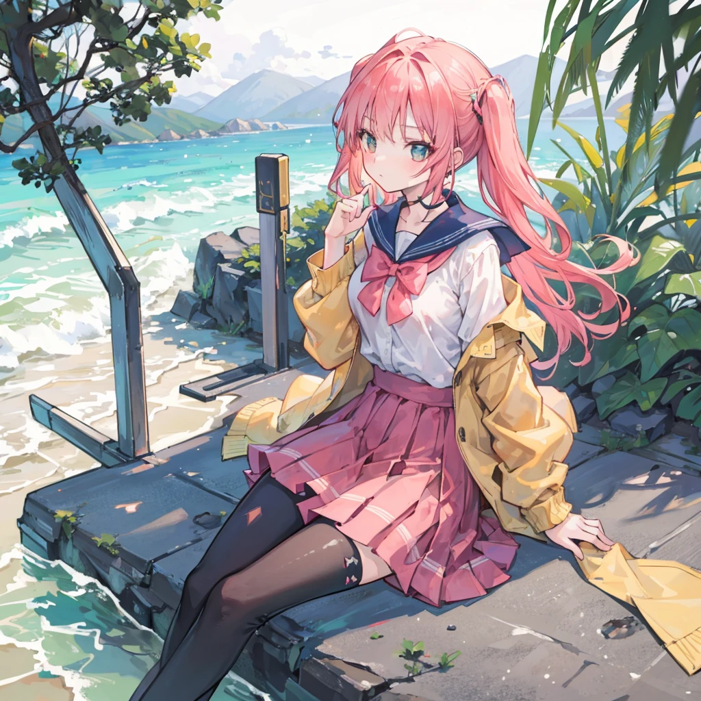 1 Girl,Coral Coast,sit