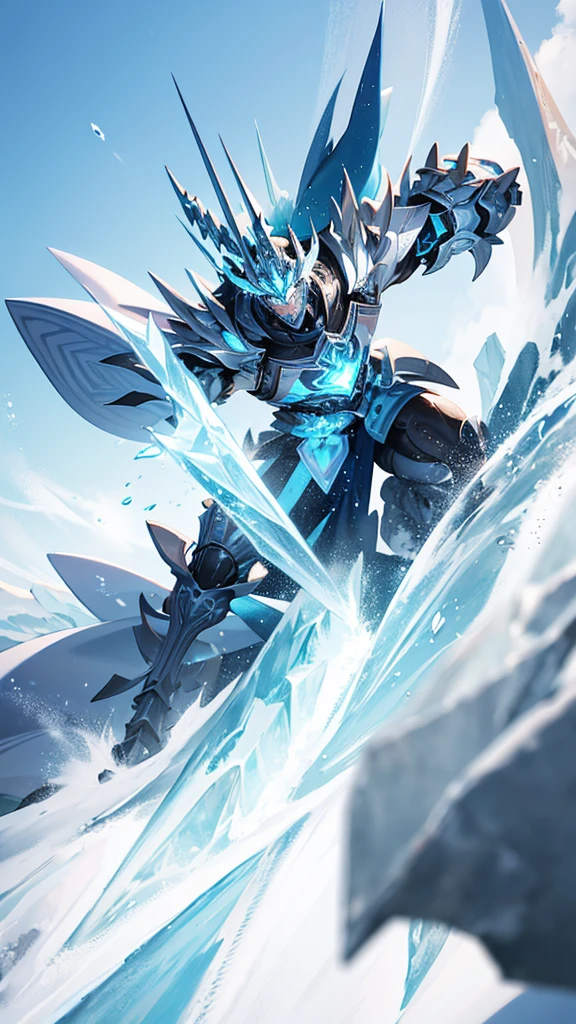Ice mountro about to attack 