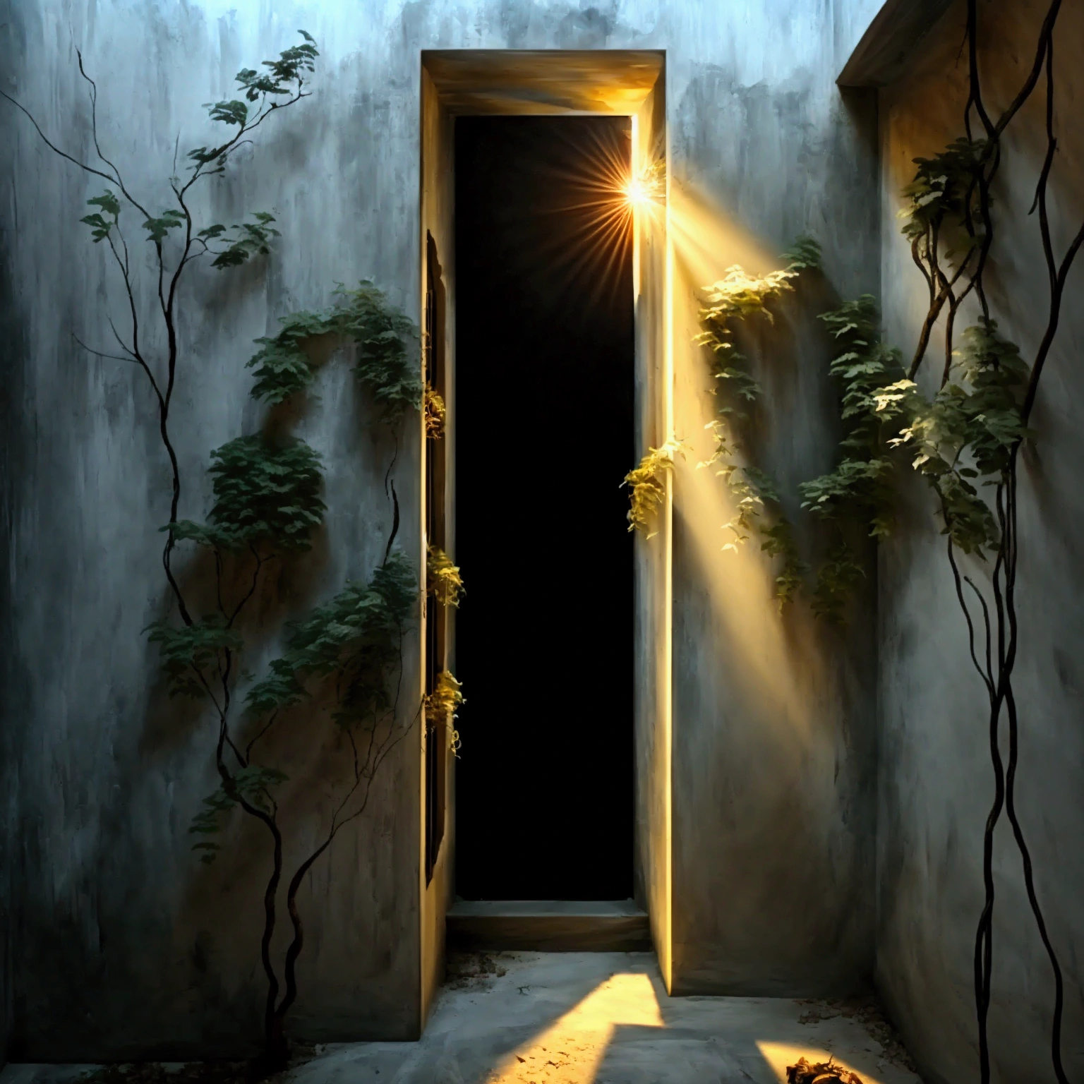 make this photo a profile picture for a youtube channel.... as if it were the eye of a door and you could see this image...