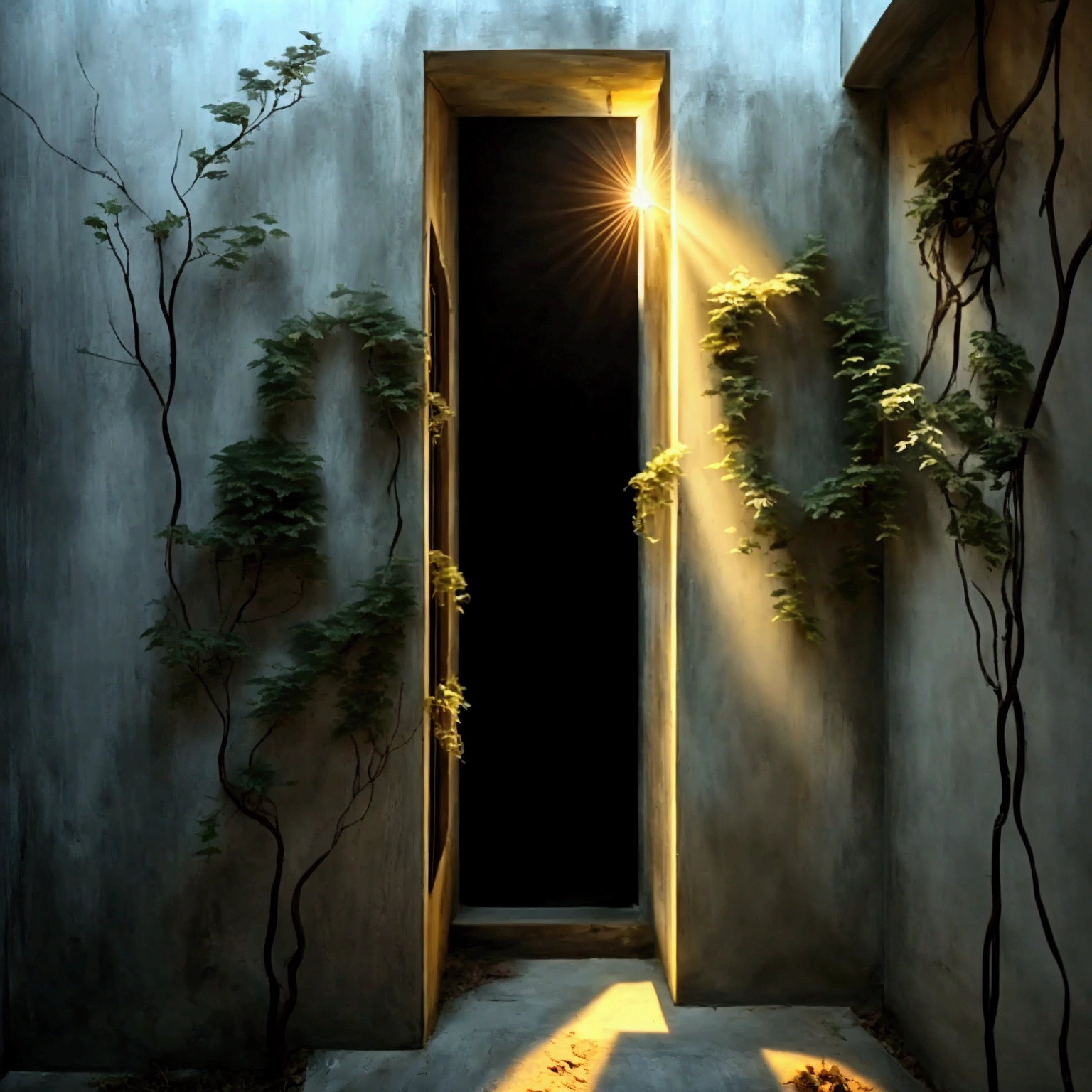 make this photo a profile picture for a youtube channel.... as if it were the eye of a door and you could see this image...