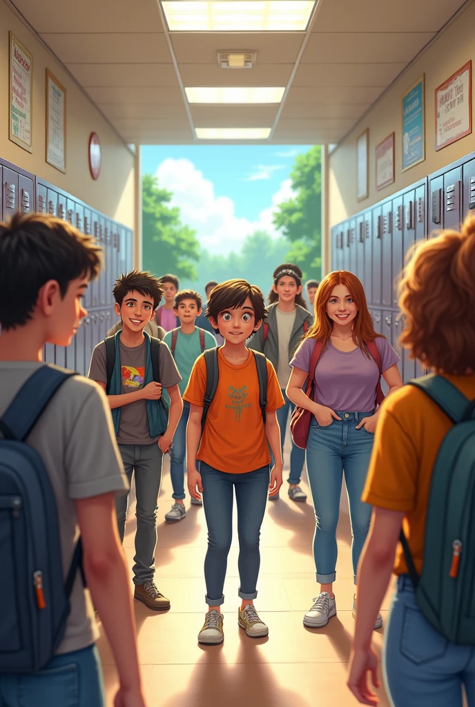 Middle school students