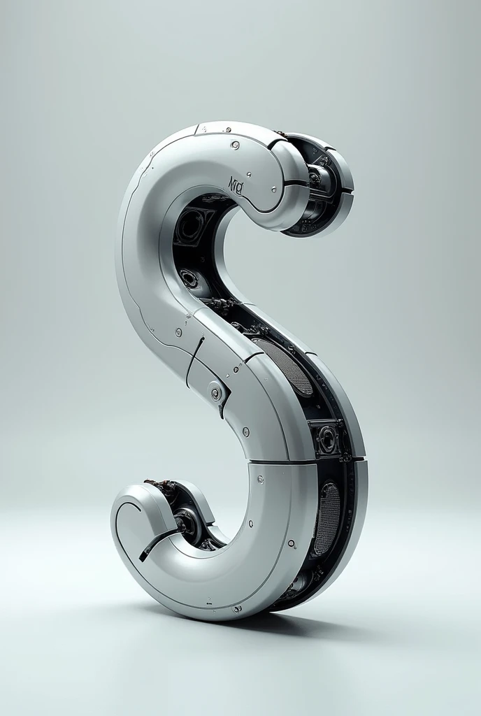 create a letter s that looks like a technics arm 