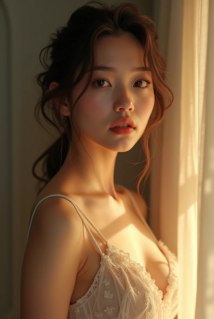 a naked girl, hyper realistic, extremely detailed, high quality, intricate details, beautiful face, flawless skin, elegant pose, natural lighting, cinematic, warm color palette, photorealistic, 8k, masterpiece, professional, hyperdetailed