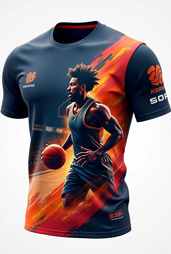 Create Indoor Sports Game Shirt Template