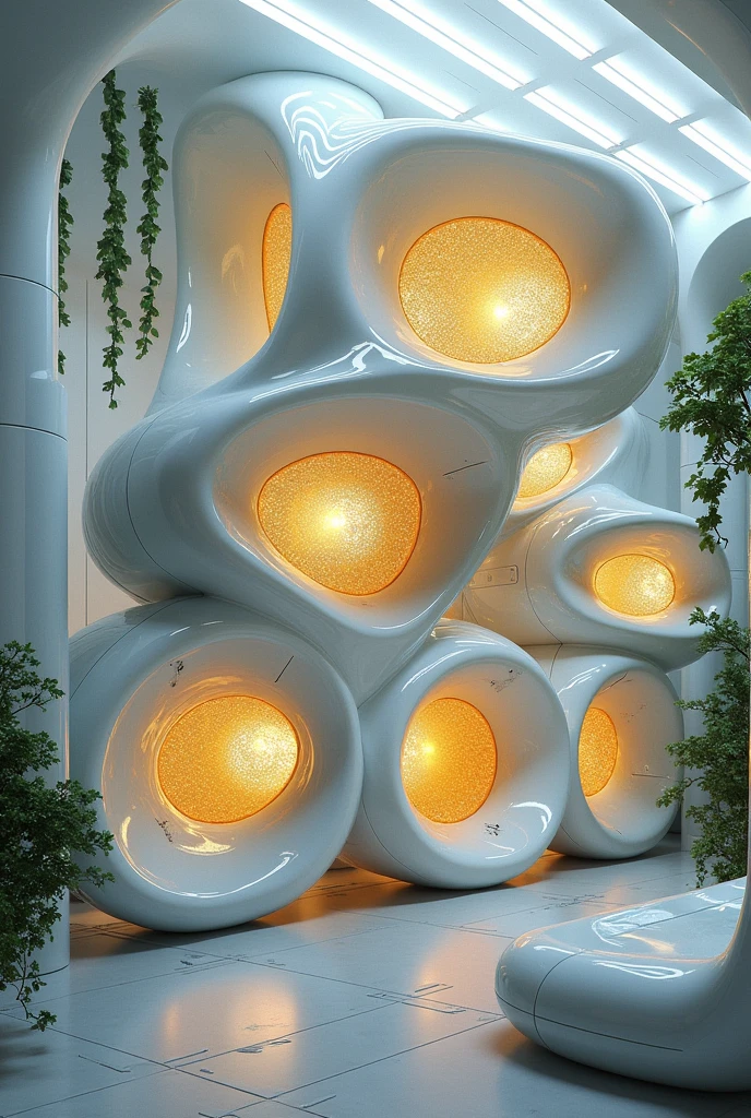 Swiftlet bird nest farming design structure futuristic