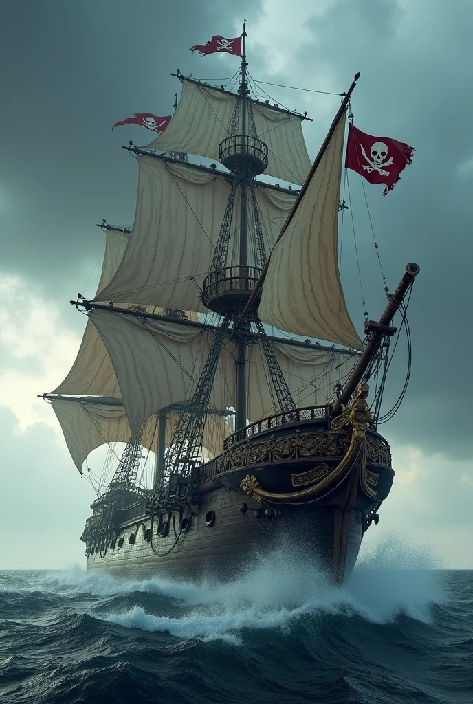 Cool pirate battle ship