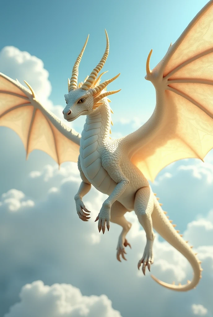 Cream colored dragon