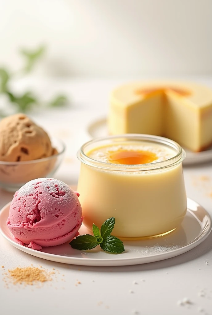 Delights of that, Pudding/ jar cake and gourmet ice cream 
