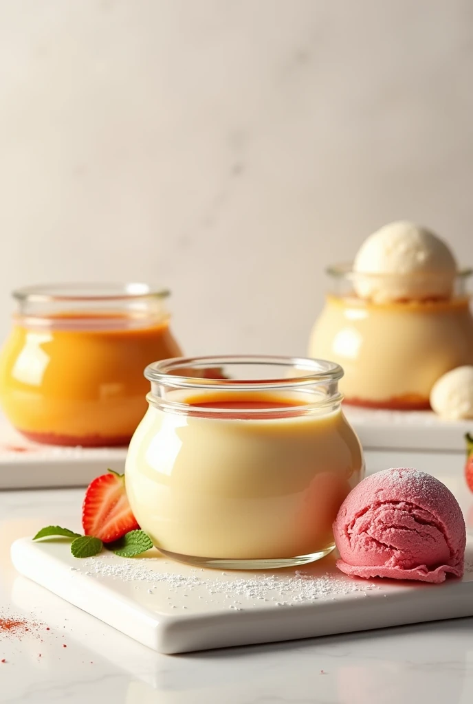 Delights of that, Pudding/ jar cake and gourmet ice cream 
