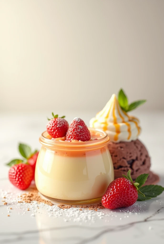 Delights of that, Pudding/ jar cake and gourmet ice cream