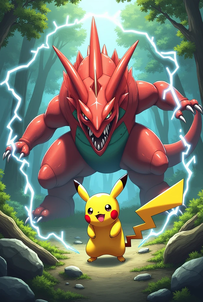 digimon guilmon vs pikachu