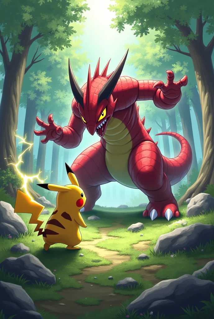 digimon guilmon vs pikachu