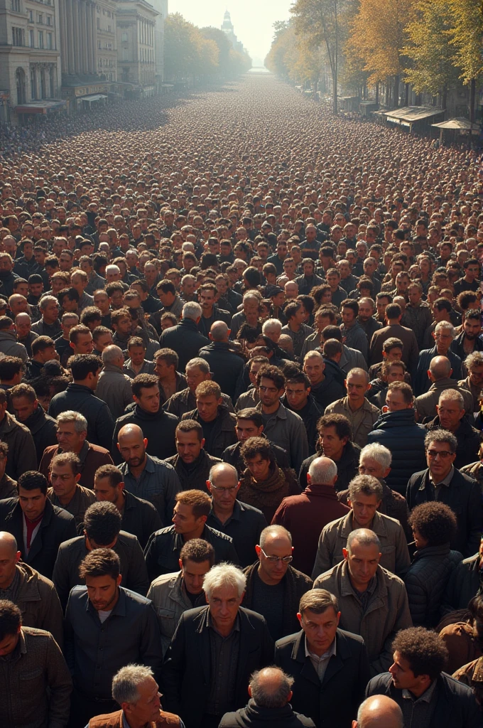 optimal quality:1.0),(ultra-high-resolution:1.0),A group of people marched through the streets,Reveal an angry expression --auto --s2