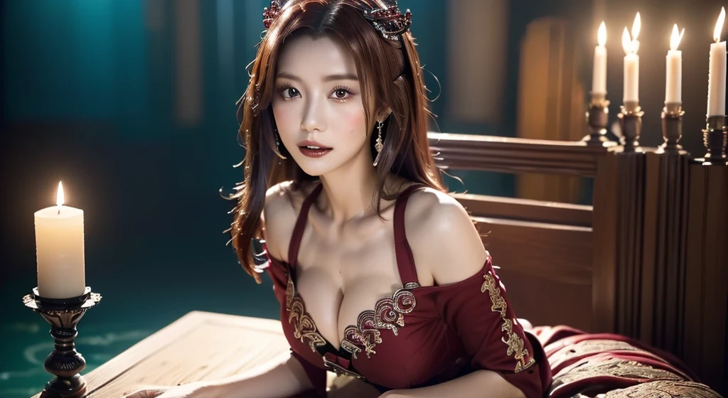 skin、eye、Dark Background