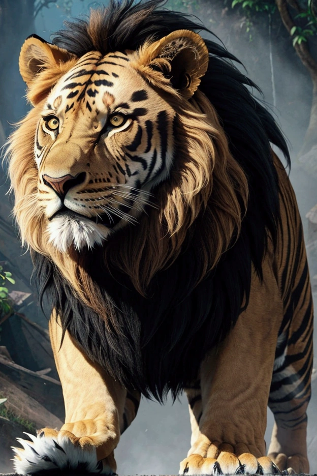  tigre .Merged Lion 