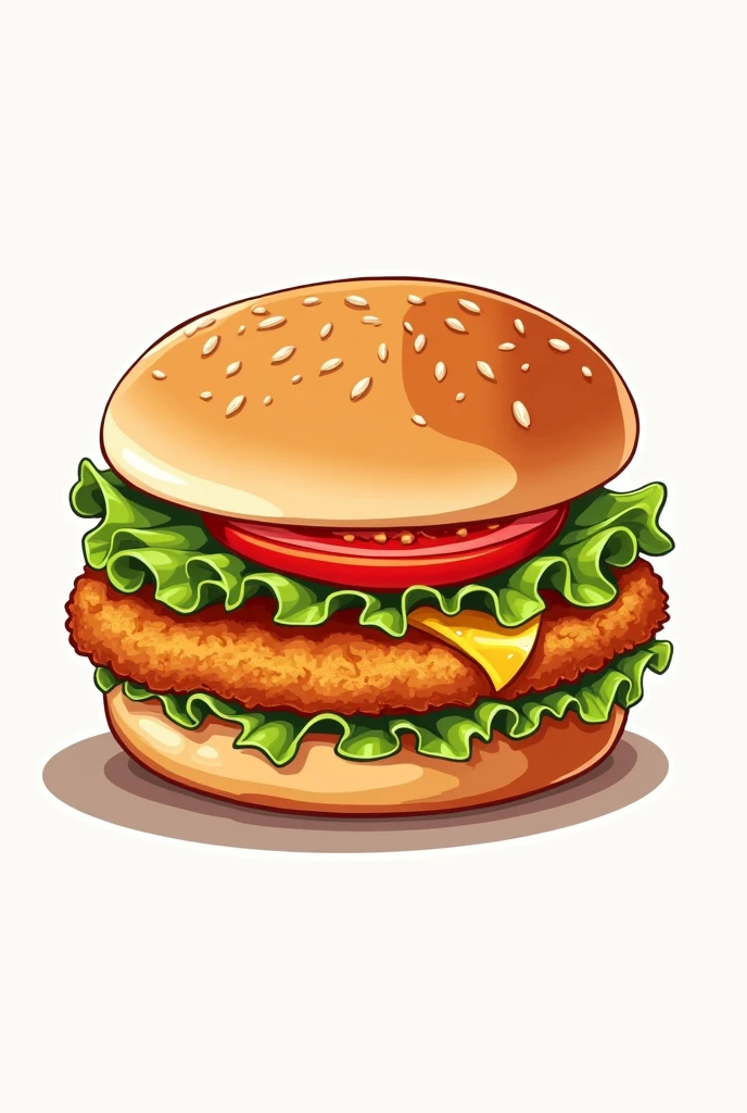 Create me a logo for selling a sandwich that has the name chicken sandwich