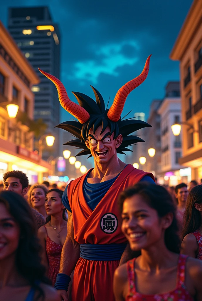 RIO NIGHT, happy people, IN BRAZIL, warmth, Beerus, HAPPY TIME, YELLOW DAY WITH BLUE CONTRAST