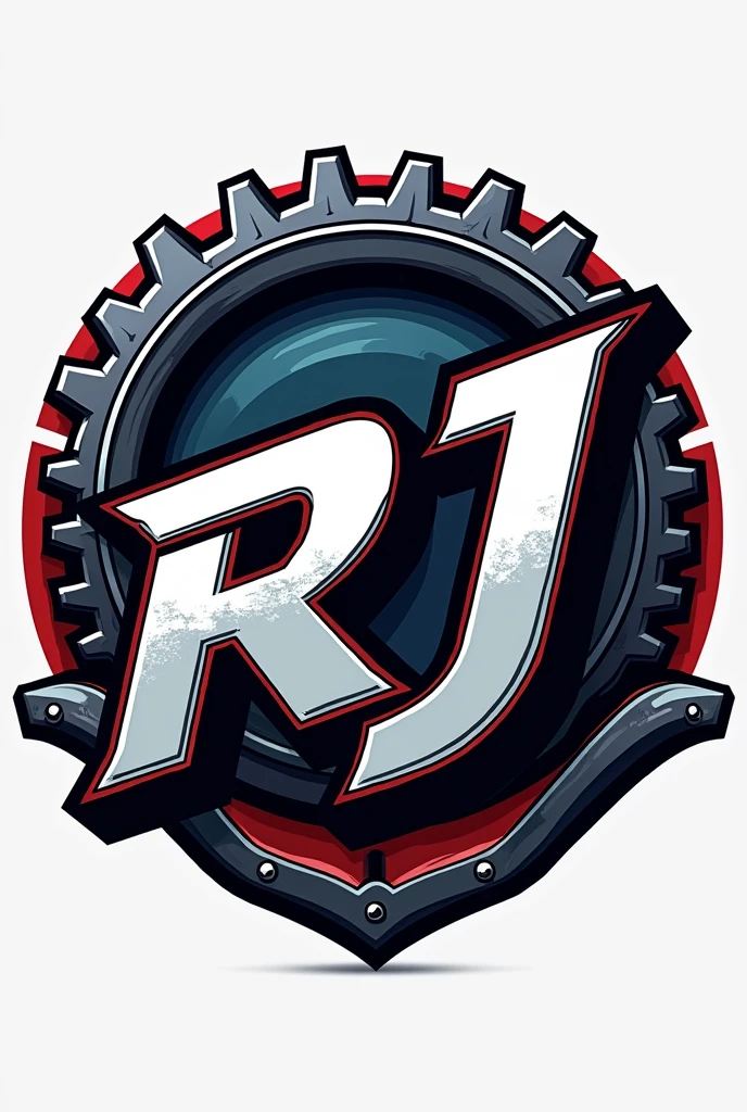 logo written: RJ motorcycle parts and non-motoparts