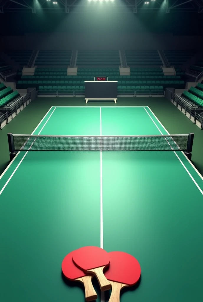 Table tennis champion without the participants