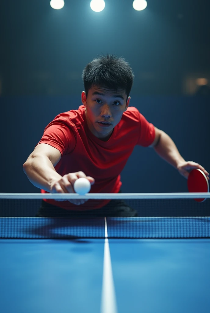 Absolute table tennis champion A without the participants