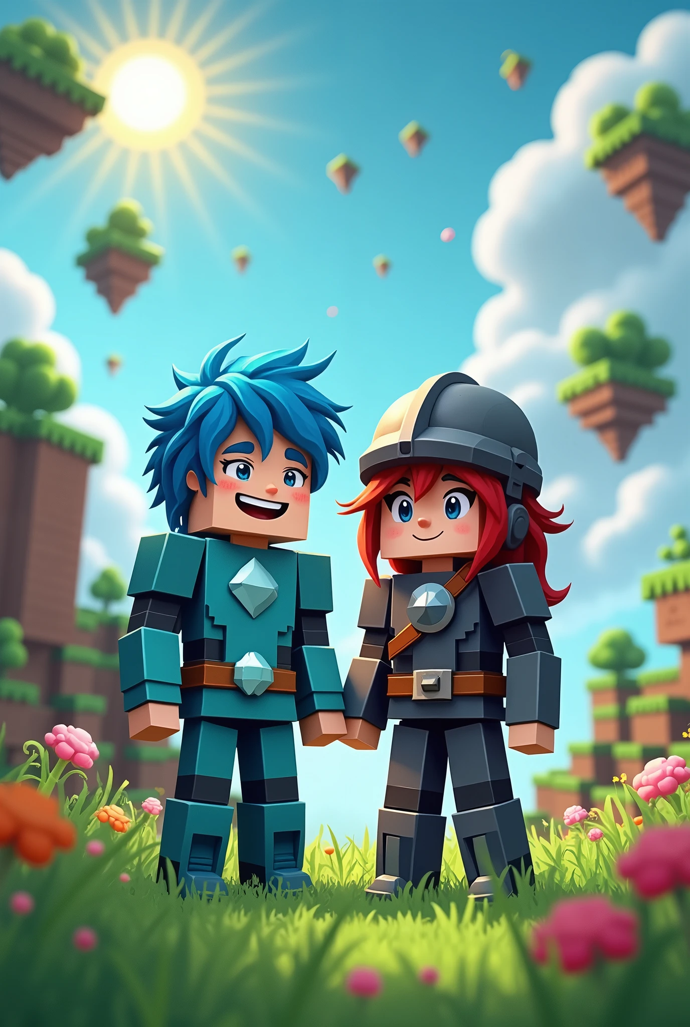 Faces next to each other minecraft avatar