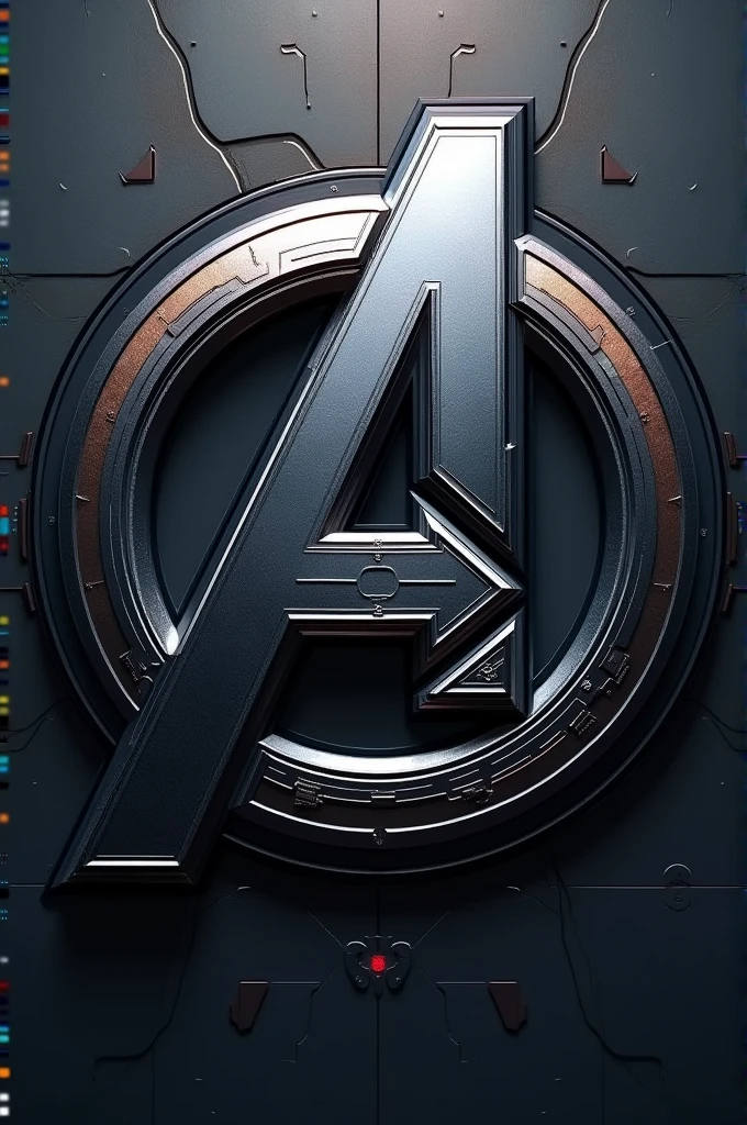 Make the Avengers logo 