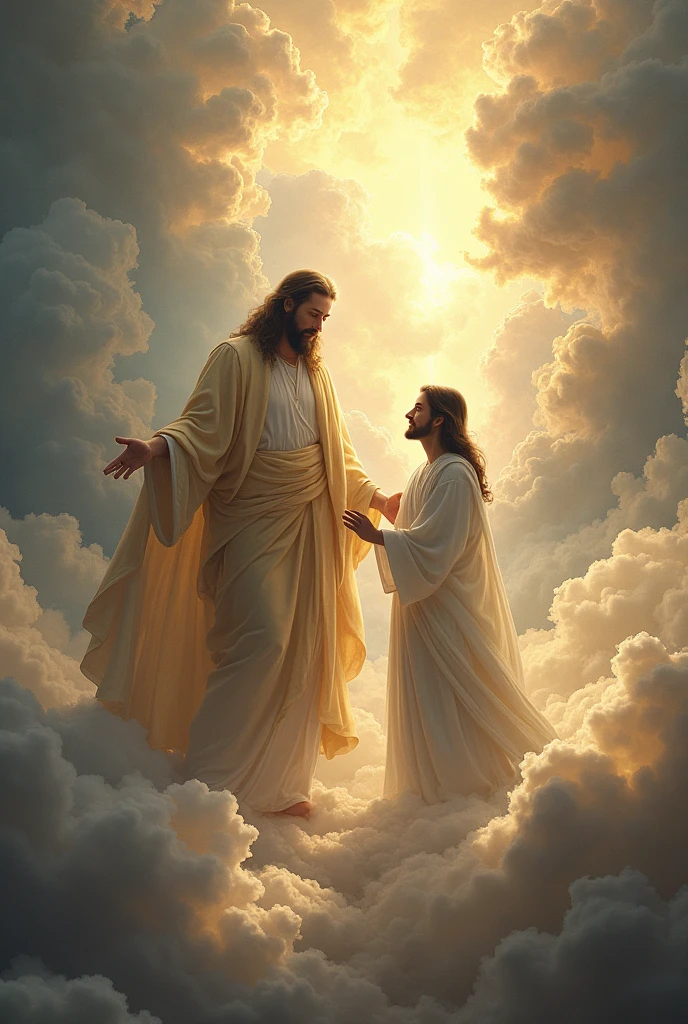 Create an image of Jehovah and Jesus