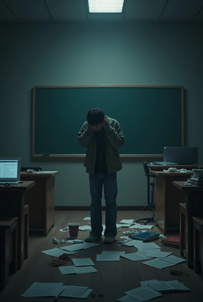 person who failed to finish a course