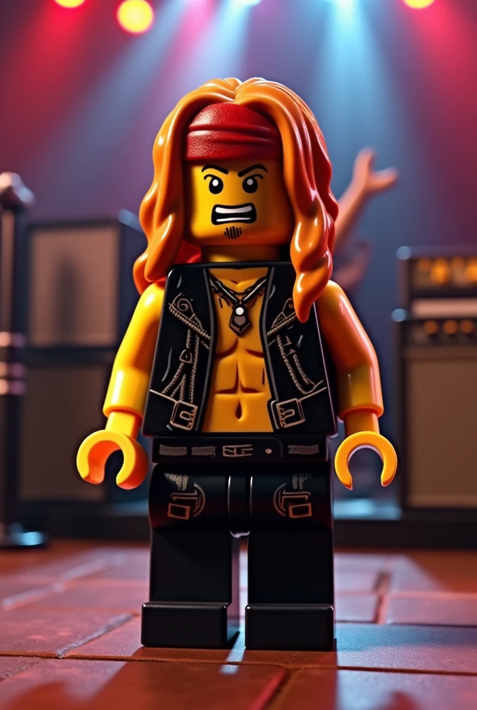 Axl rose in lego format