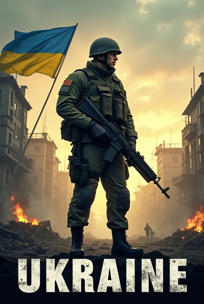 a poster about the war in ukraine